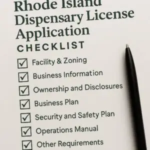 Rhode Island Dispensary Application Checklist