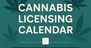 cannabis licensing calendar