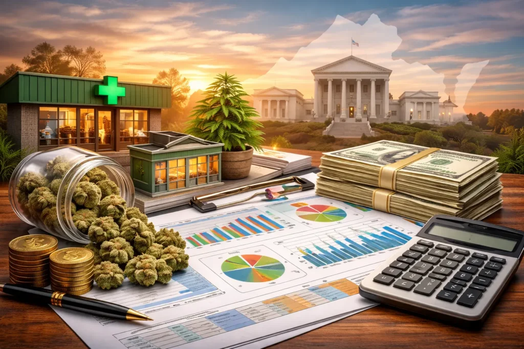 Virginia cannabis dispensary pro forma