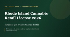 Rhode Island cannabis retail license